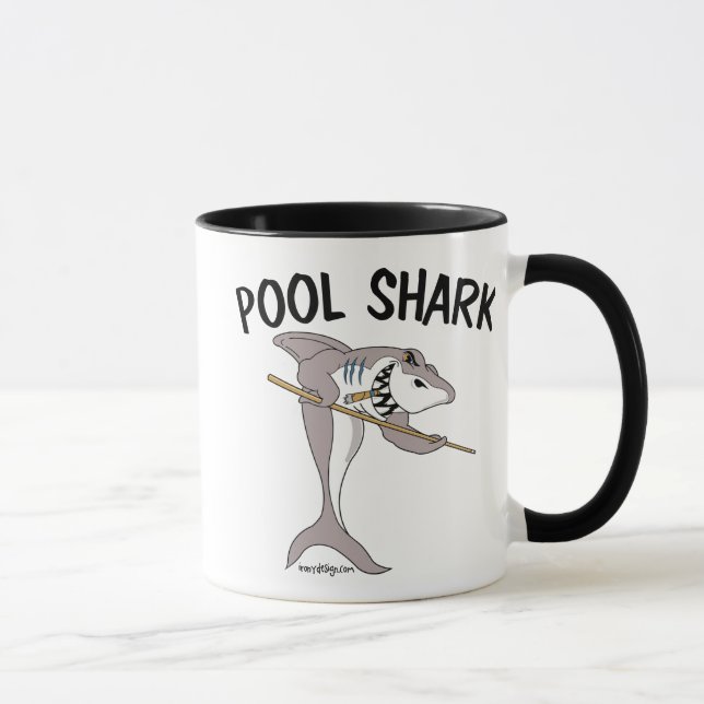 Caneca Tubarão da piscina (Direita)
