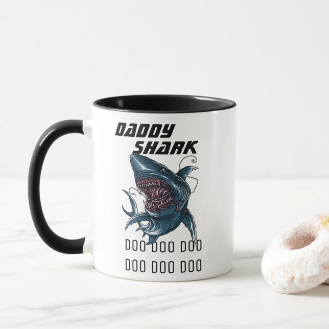 Caneca Tubarão Papai (Com Donut)