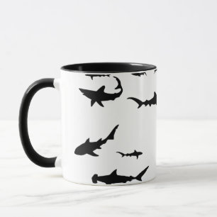 Caneca Tubarões Hammerhead E Outros