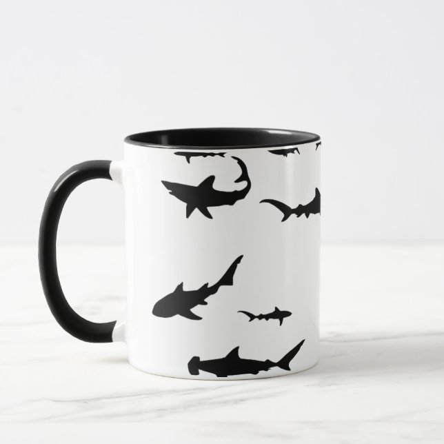 Caneca Tubarões Hammerhead E Outros (Esquerda)