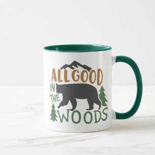 Caneca Tudo Bem Na Floresta Urso Preto Camping
