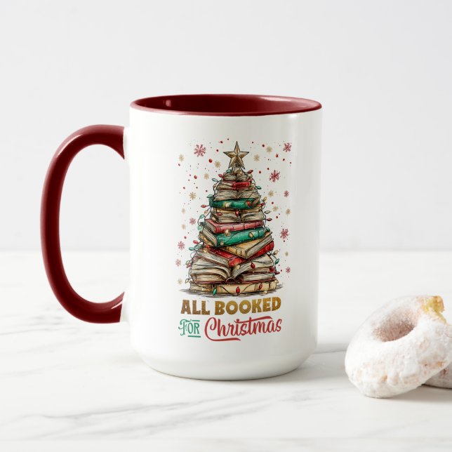 Caneca Tudo marcado para o Natal (Com Donut)