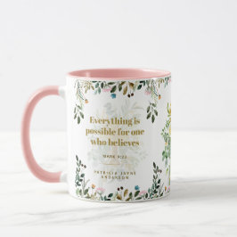 Caneca Tudo Possível Para Quem Acredita No Mark 9:23