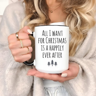 Caneca Tudo Que Eu Quero no Natal para Mulher e Na