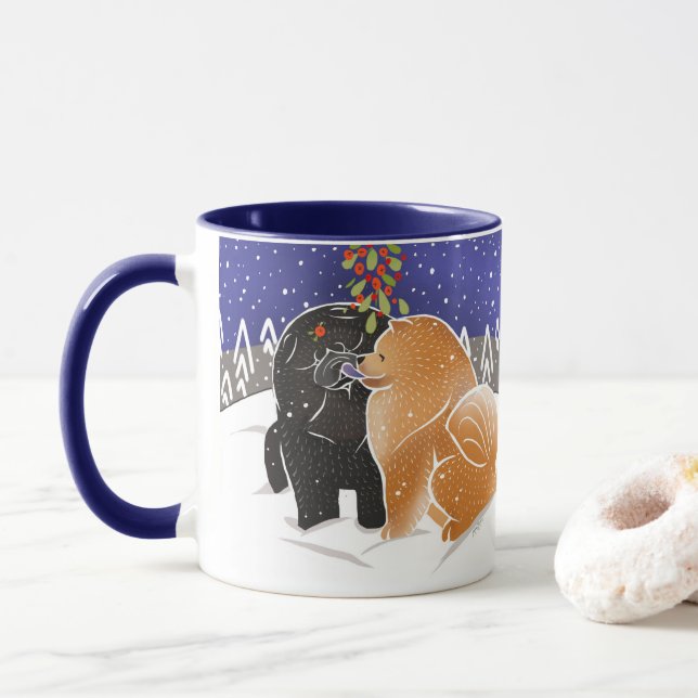Caneca TUDO que EU QUERO PARA O XMAS - a comida (Com Donut)