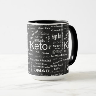 Caneca Tudo sobre Keto