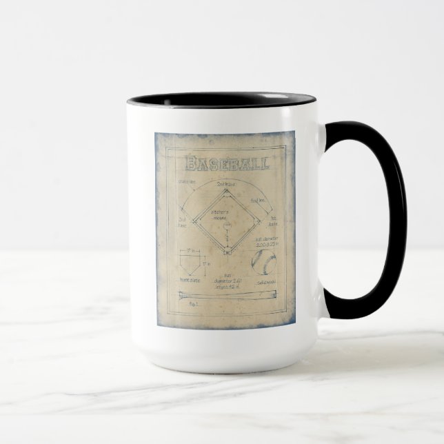 Caneca Tudo sobre o jogo - Baseball (Direita)