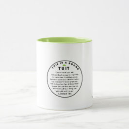 Caneca TUIT ROUND, dois tons