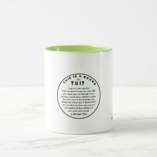 Caneca TUIT ROUND, dois tons