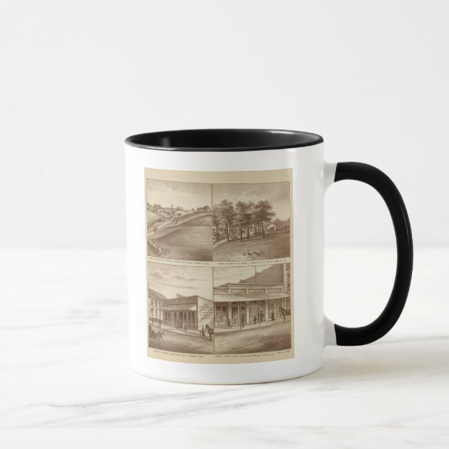 Caneca Tulare Co ranches, escritórios (Direita)