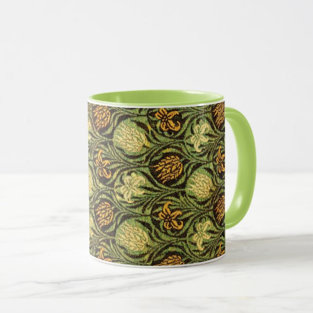 Caneca Tulip and Lily, famous pattern, (Frente Esquerda)