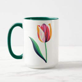 Caneca Tulip De Aquarela