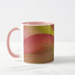 Caneca Tulipa Rosa e Amarela
