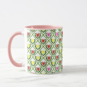 Caneca Tulipas brancas