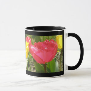 Caneca Tulipas de café