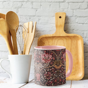 Caneca Tulipas Rosa Honeysuckle William Morris