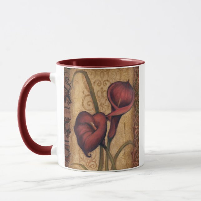 Caneca Tulipas vermelhas II (Esquerda)