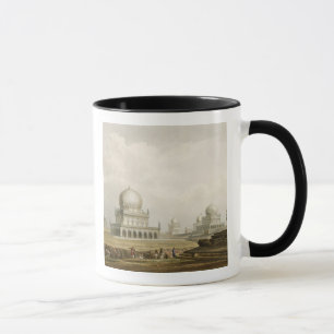 Caneca Túmulos dos reis de Golconda em 1813, de Volum
