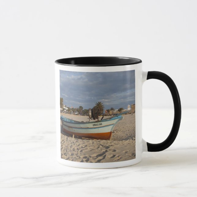 Caneca Tunísia, Boné Bon, Hammamet, frente de água, Kasba (Direita)