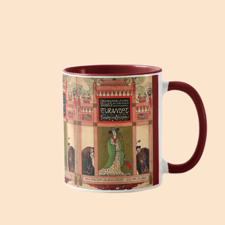 Caneca Turandot, uma Ópera Puccini