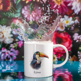 Caneca Turiano de Divisor Tropical, personalizado