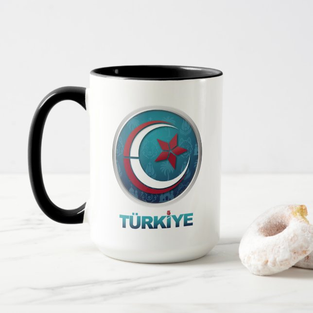 Caneca Turkey Turkiye Europe Asia (Com Donut)