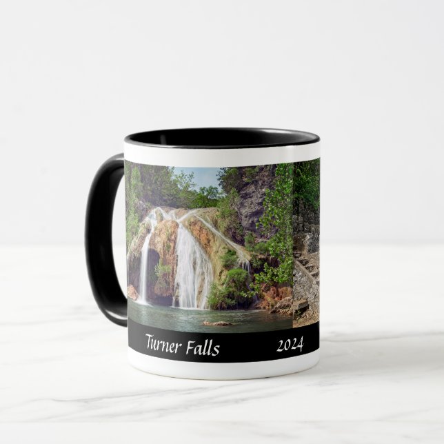 Caneca Turner Falls & Collings Castle Oklahoma - Designer (Frente Esquerda)