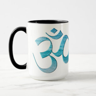 Caneca Turquesa Om