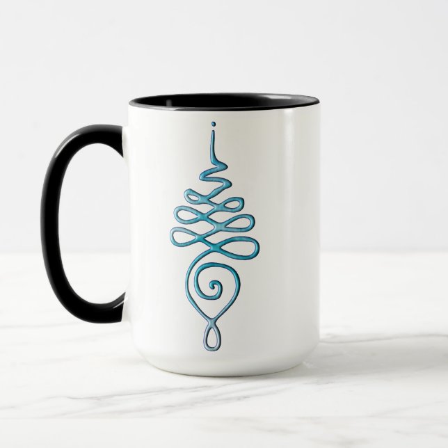 Caneca Turquesa Unalome  (Esquerda)
