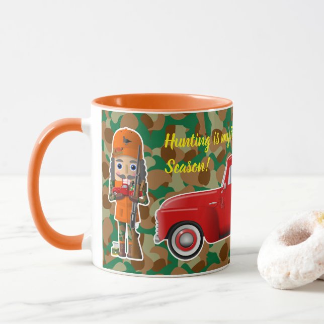 Caneca Turquia Hunter Nutcracker com Pequeno Caminhão Ver (Com Donut)