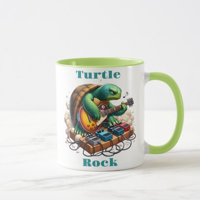 Caneca Turtle Rockstar Jamming no Palco (Direita)