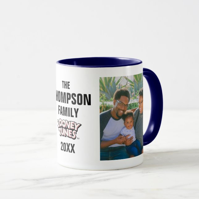 Caneca TWEETY™ com foto da família de Rosas (Frente Esquerda)