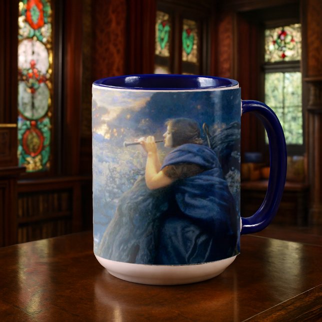 Caneca Twilight Fantasies by Edward Robert Hughes (Criador carregado)