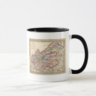 Caneca Tyler, Ritchie, Pleasants, Wood, condados Wirt