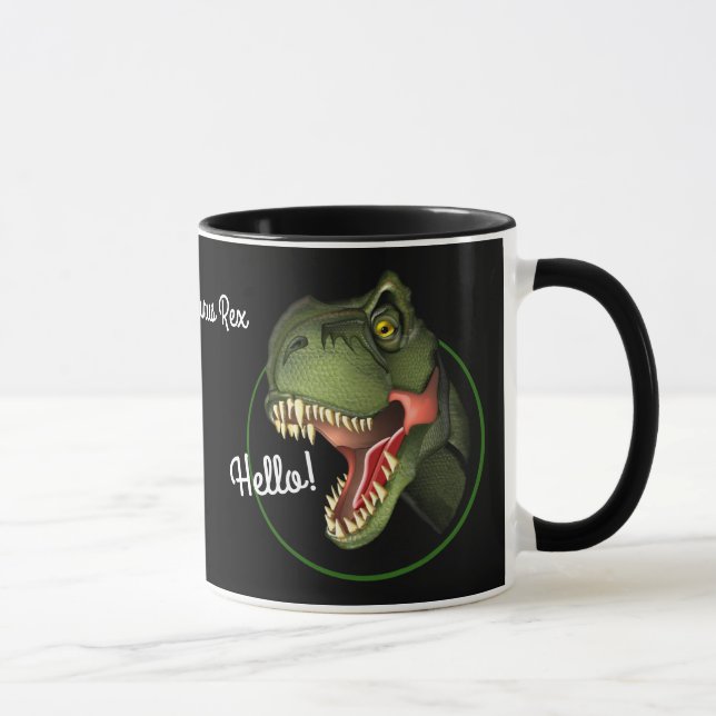 Caneca Tyrannosaurus Rex Dinosaur Mug (Direita)
