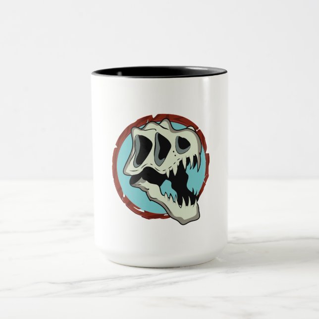 Caneca Tyrannosaurus Skull (Centro)