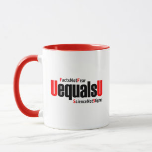 Caneca U é igual a U - HIV indetectável - Ciência não Est