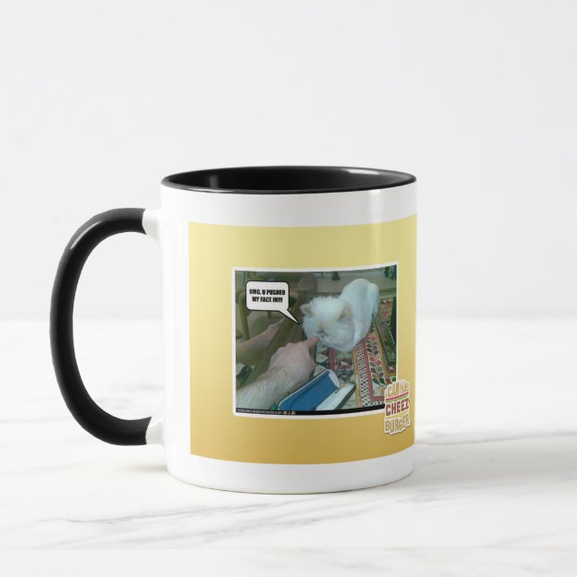 Caneca U empurrou minha cara para dentro! (Esquerda)