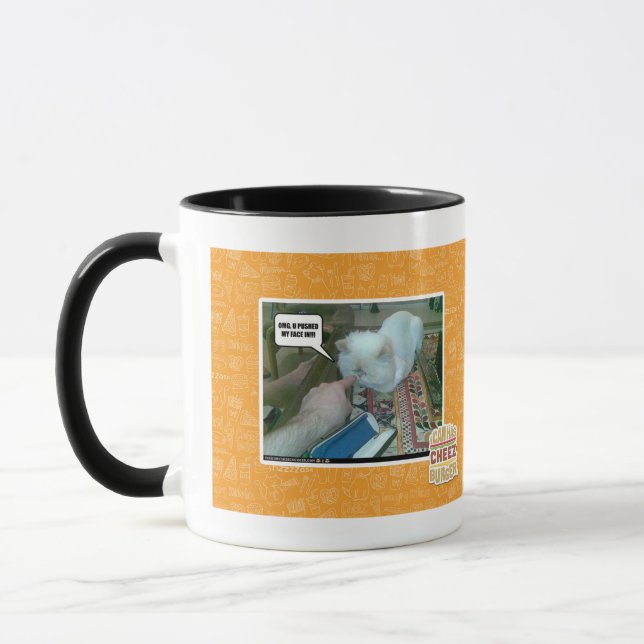 Caneca U empurrou minha cara para dentro! (Esquerda)