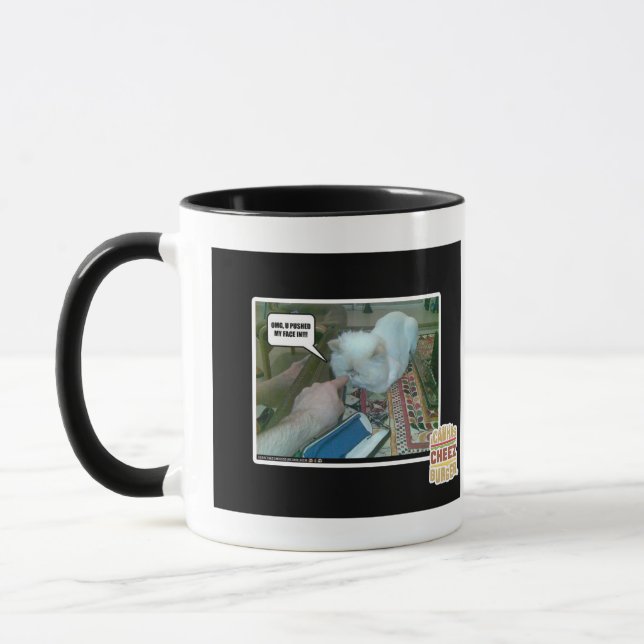 Caneca U empurrou minha cara para dentro! (Esquerda)