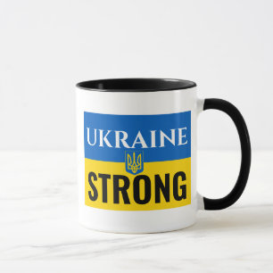 Caneca UCRÂNIA FORTE ou sua mensagem