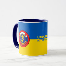 Ucrânia - Não Rússia Mug