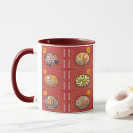 Caneca ucraniana do tom da páscoa Egg3 dois de