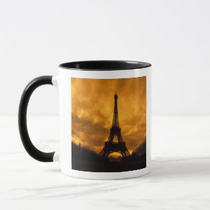 Caneca UE, França, Paris. Torre Eiffel.