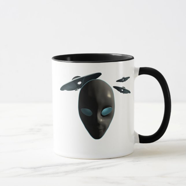 Caneca UFOs e aliens (Direita)