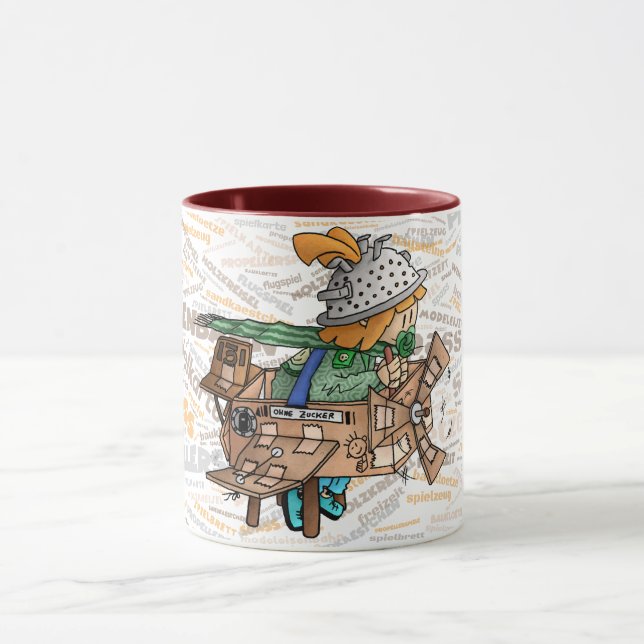 Caneca Ugo - Flugspiel / Kissen Poster (Centro)