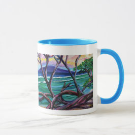 Caneca Ukumehame árvores em Thousand peaks