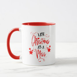 Caneca Último Natal Como Uma Citação De Script Mentira
