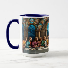 Caneca Último Vidro Jesus Católico Cristão de Sobreposiçã