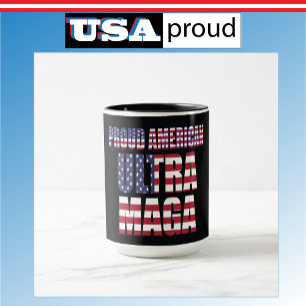 Caneca Ultra MAGA Trump Mug 🇺 🇸 Conservador Patriótico